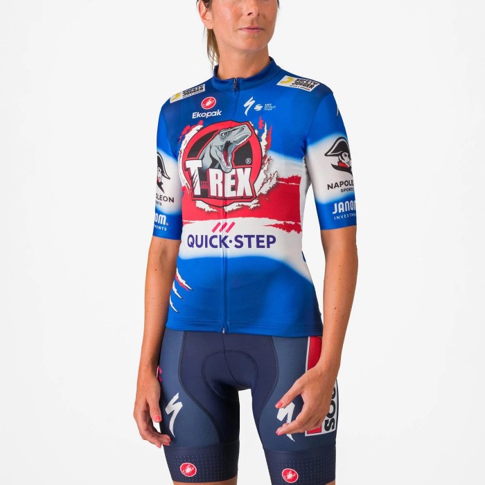 Damen Castelli Soudal Quick-Step 2024 Competizione 3 frau trikot-La Vuelta
