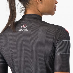Damen Schwarzes Trikot Damen Giro d'Italia 2024 Competizione