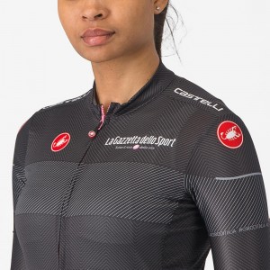 Damen Schwarzes Trikot Damen Giro d'Italia 2024 Competizione