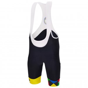 Herren Santini UCI Gravel UCI World Championship Flanders tragerhose 2024