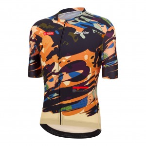 Herren Santini Vuelta Espana 2024 trikot-Cuitu Negru