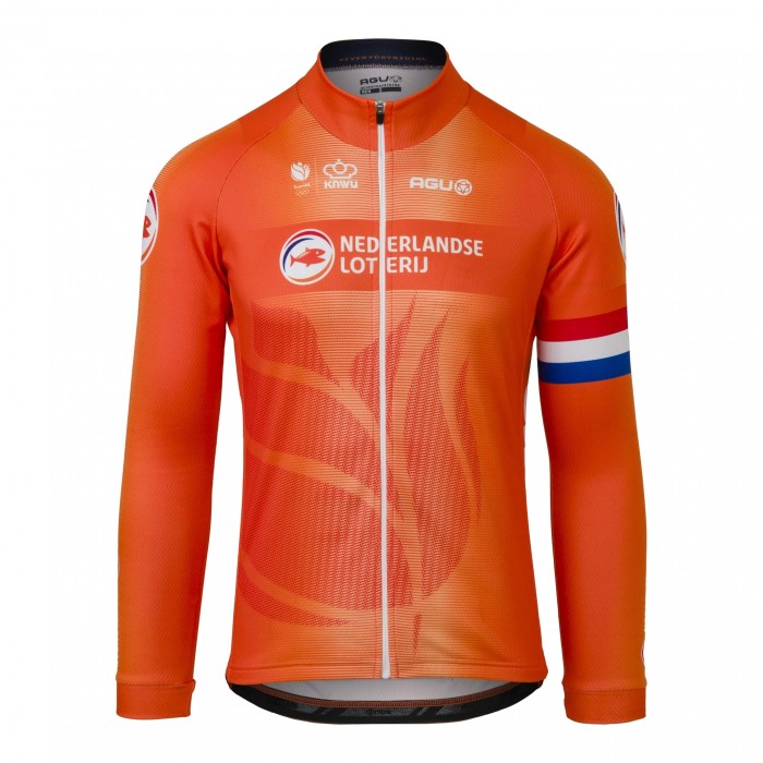 Herren Hollandisch Nationalen Agu langarmtrikot 2024