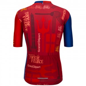 Herren Santini Tour de France 2024 trikot-Bologna
