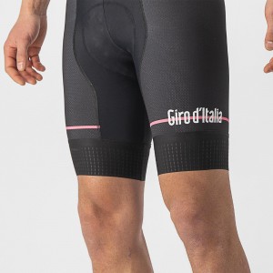 Herren Giro d'Italia 2024 Competizione Trägerhose-Schwarz