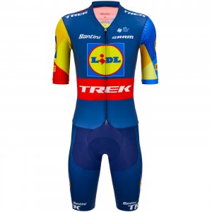 Herren Santini Lidl Trek 2024 Team Original einteiler