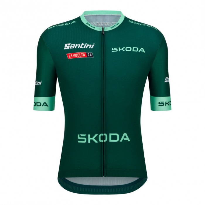 Herren Santini Vuelta Espana grun trikot 2024