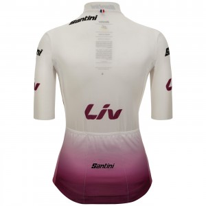 Damen Tour de France 2024 Fan Line Weisse frau trikot