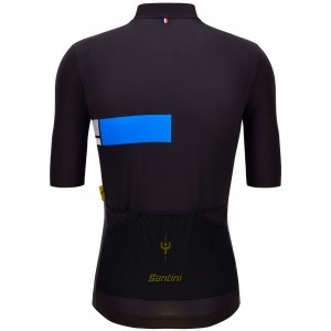 Herren Jersey Santini Tour de France 2024-Alpe d'Huez