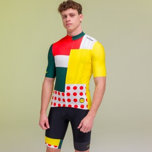 Herren Santini Tour de France 2024 trikot-Combo Herren Santini Tour de France 2024 trikot-Combo