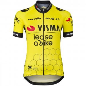 Damen Frauentrikot Agu Team Visma Lease a bike 2024