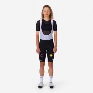 Damen Damen-Trägerhosen Rapha EF Education EasyPost Pro Team 2024