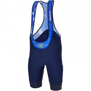 Herren Santini Tour de France 2024 tragerhose-Torino