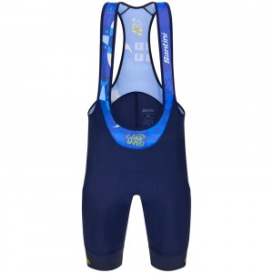 Herren Santini Tour de France 2024 tragerhose-Torino