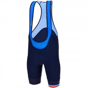 Herren Santini Tour de France 2024 Bibshorts-Bonette