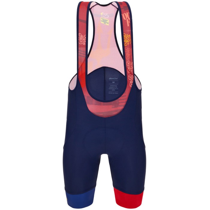 Herren Santini Tour de France 2024 tragerhose-Bologna