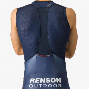 Herren Castelli Soudal Quick-Step 2024 Free Aero RC PRO kurz tragerhose