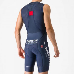 Herren Castelli Soudal Quick-Step 2024 Competizione kurz tragerhose