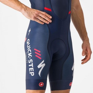 Herren Castelli Soudal Quick-Step 2024 Competizione kurz tragerhose