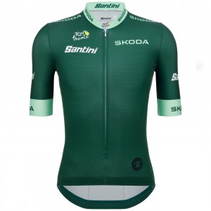 Herren Tour de France 2024 Grun trikot