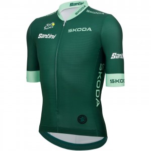 Herren Tour de France 2024 Grun trikot