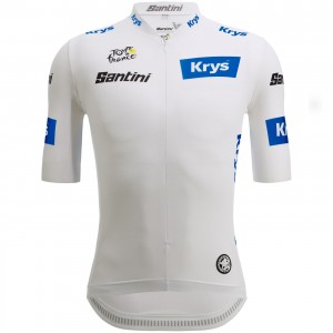 Herren Tour de France 2024 Weiss trikot Herren Tour de France 2024 Weiss trikot