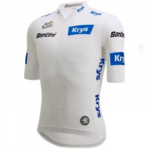 Herren Tour de France 2024 Weiss trikot Herren Tour de France 2024 Weiss trikot