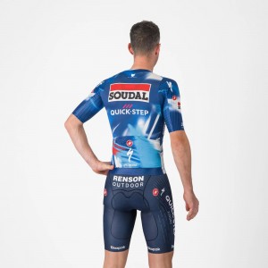 Herren Castelli Soudal Quick-Step 2025 Free Aero Race S tragerhose
