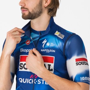 Herren Castelli Soudal Quick-Step 2025 Pro Light Wind weste
