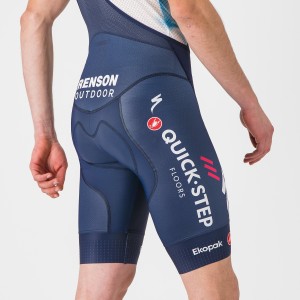 Herren Castelli Soudal Quick-Step 2024 Competizione kurz tragerhose Herren Castelli Soudal Quick-Step 2024 Competizione kurz tragerhose
