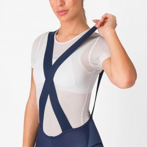 Damen Castelli Soudal Quick-Step 2025 Competizione 2 DT frau kurz tragerhose