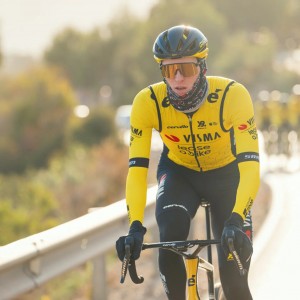 Herren Team Visma Lease a bike 2025 Wind weste