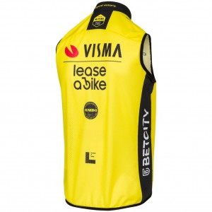 Herren Team Visma Lease a bike 2025 Wind weste