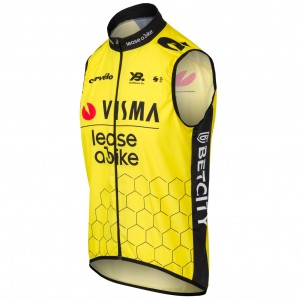 Herren Team Visma Lease a bike 2025 Wind weste