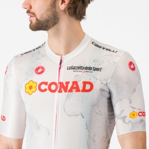 Herren Weiße Trikot Giro d'Italia 2025 Competizione 3