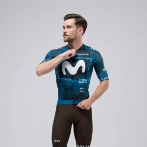 Herren Gobik Movistar Team Gravel Squad 2025 Cx Pro 4.0 trikot Herren Gobik Movistar Team Gravel Squad 2025 Cx Pro 4.0 trikot