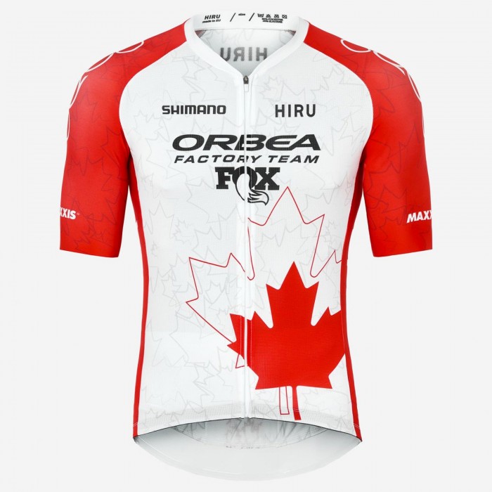 Herren Hiru Orbea Factory Team 2025 Core trikot-Kanadischer Meister