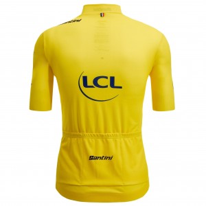 Herren Gelbes Trikot Tour de France 2025 Fan Line