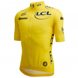 Herren Gelbes Trikot Tour de France 2025 Fan Line