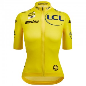 Damen Gelbes Trikot frau Tour de France 2025 Fan Line