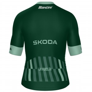 Herren Santini Vuelta Espana 2025 grun trikot