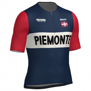 Herren Santini Vuelta Espana 2025 trikot-Grand Salida Piemonte