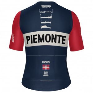 Herren Santini Vuelta Espana 2025 trikot-Grand Salida Piemonte
