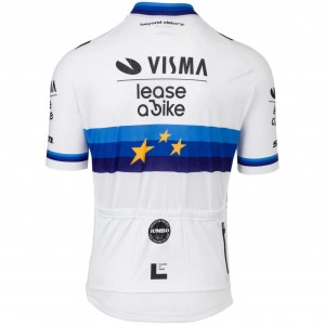 Herren Team Visma Lease a bike 2025 trikot-Europameister