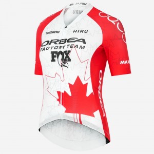 Damen Hiru Orbea Factory Team 2025 Core frau trikot-Kanadische Meisterin