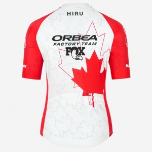 Damen Hiru Orbea Factory Team 2025 Core frau trikot-Kanadische Meisterin