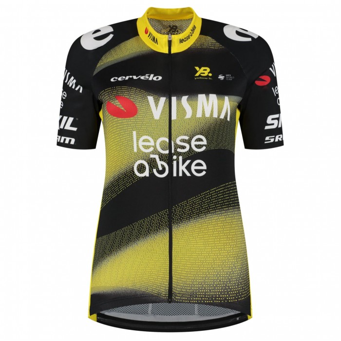 Damen Team Visma Lease a bike 2025 The Swarm frau trikot-Tdf