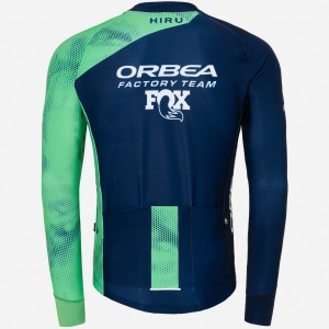 Herren Hiru Orbea Factory Team 2025 Core langarm trikot Herren Hiru Orbea Factory Team 2025 Core langarm trikot