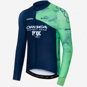Herren Hiru Orbea Factory Team 2025 Core langarm trikot Herren Hiru Orbea Factory Team 2025 Core langarm trikot