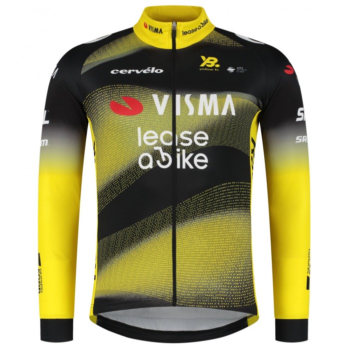 Herren Team Visma Lease a bike 2025 The Swarm langarm trikot-Tdf