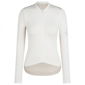 Damen Rapha Pro Team Lightweight frau langarmtrikot-Weiss